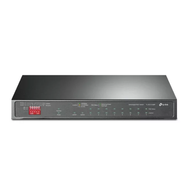 TL-SG1210MP 10-Port Gigabit Desktop Switch with 8-Port PoE+ - Image 4