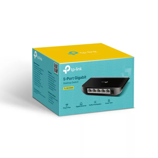 TL-SG1005D 5-Port Gigabit Desktop Switch - Image 4