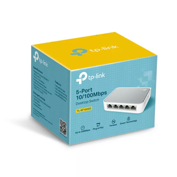 TP Link 5 Port 10/100Mbps Desktop Switch - Image 3