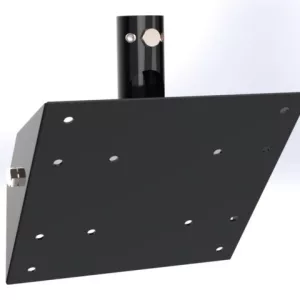 Monitor Mount 200x200 3mm Plate 50mm Pole Mount M8 Holes +100x100 Vesa (2 Hole)