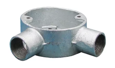 Galv Conduit 20mm 2 Way Angle Box
