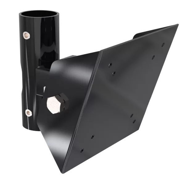 38mm TFT Pole Mount Slider Bracket Black 75x75mm & 100x100mm Vesa (2 Hole)