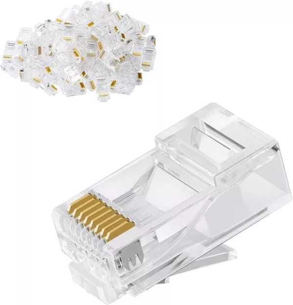 RJ45 Crimp Plug - 24awg Cat5E UTP - Pk100