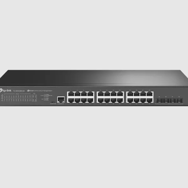 TP-Link SG3428X-M2 Omada 24-Port 2.5GBASE-T L2+ Managed Switch with 4 10GE SFP+ Slots