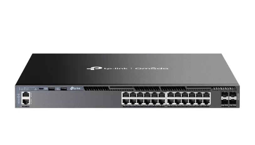 TP-Link SG6428X Omada 24-Port Gigabit Stackable L3 Managed Switch with 4 10G Slots