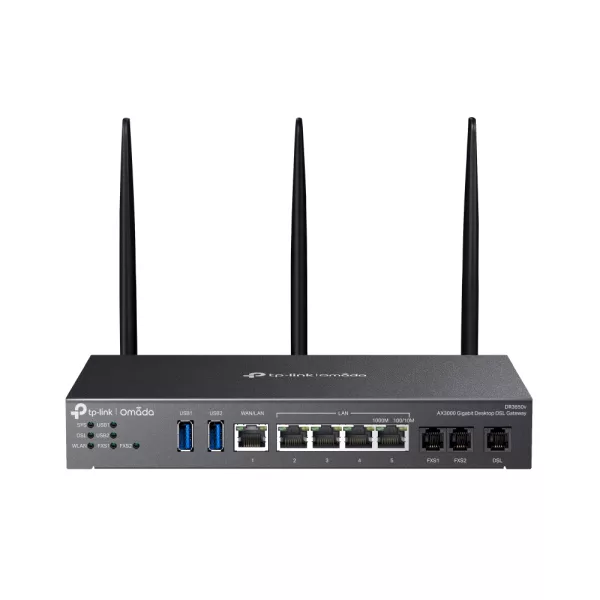 TP-Link DR3650v Simultaneous Dual-WAN VDSL2/ADSL2+ WiFi 6 Router (2.9Gbps AX)