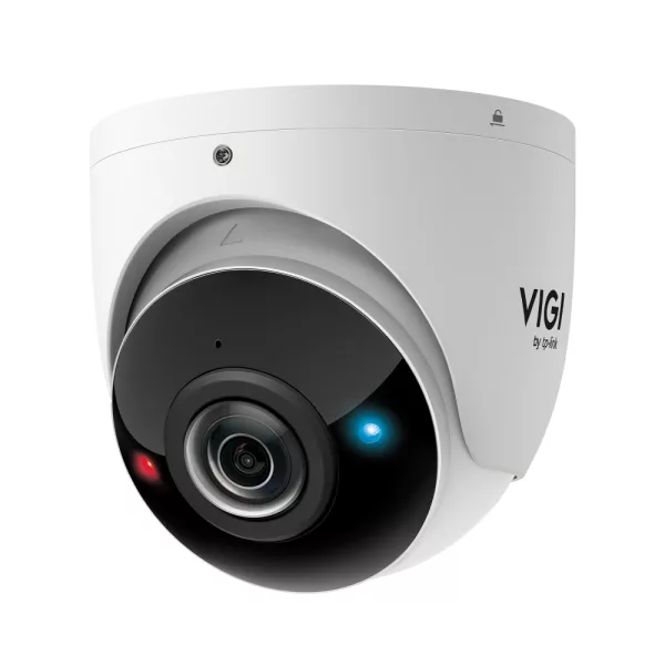TP-Link Insight S485PI 8MP Outdoor IR Panoramic Turret Camera IP67 AI Detection