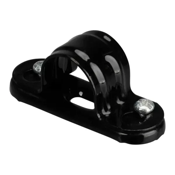 Galv Conduit 20mm Enamelled Saddles - Black