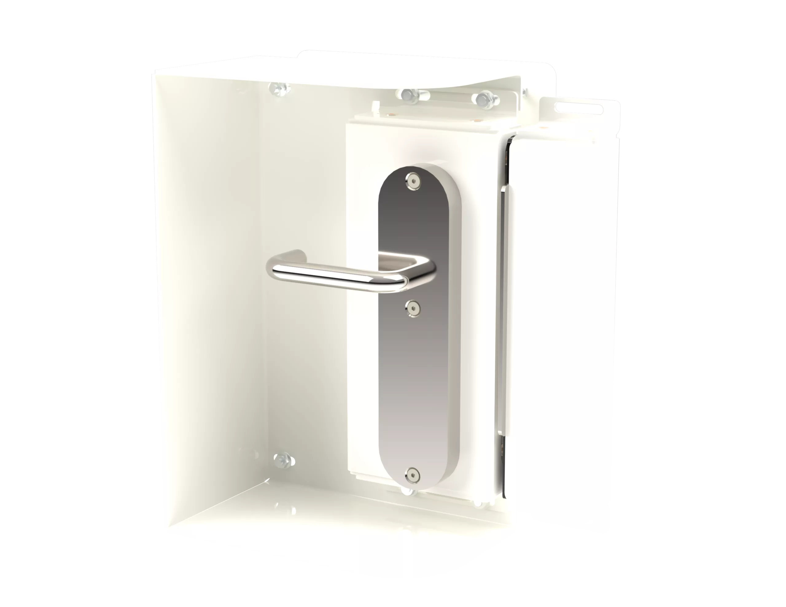 55mm (ASSA EL Range) Universal Lock & Cassette Only Stainless Steel (RAL9005) (SS) - Image 2