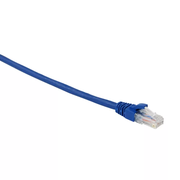 Cat6 U-UTP RJ45 Booted Patch Lead 5m Blue - Pk10