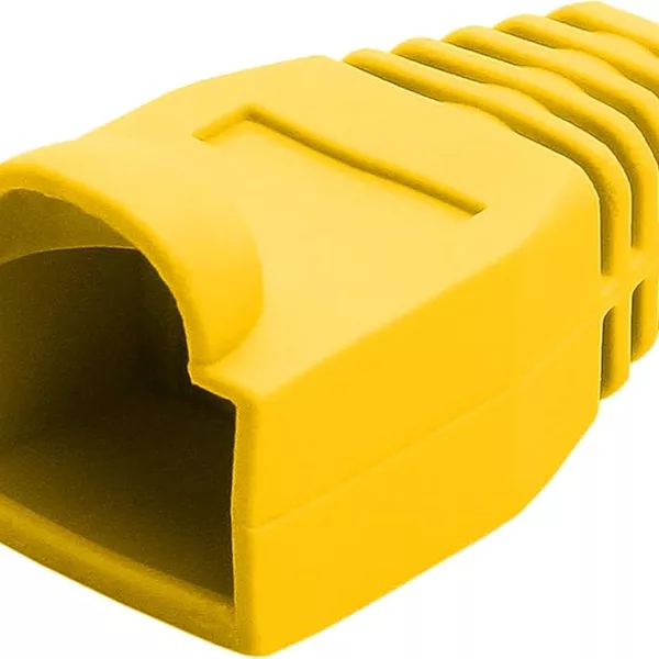 RG59 Yellow Strain Relief Boots - Pk100