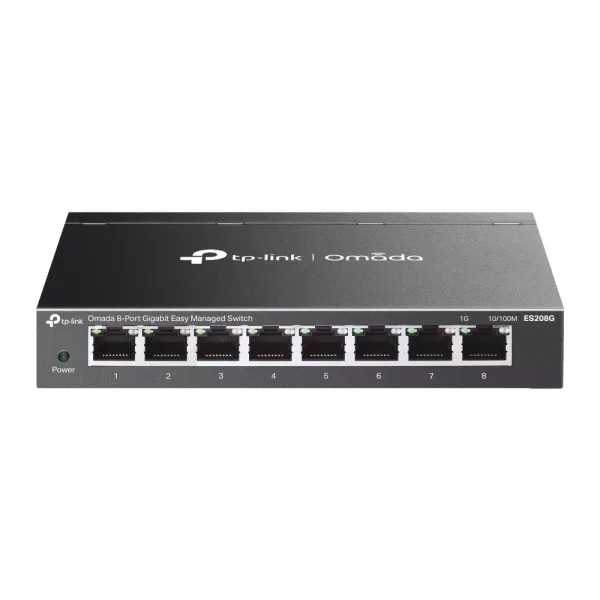 ES208GP Omada 8-Port Gigabit Easy Managed Switch with 8-Port PoE+