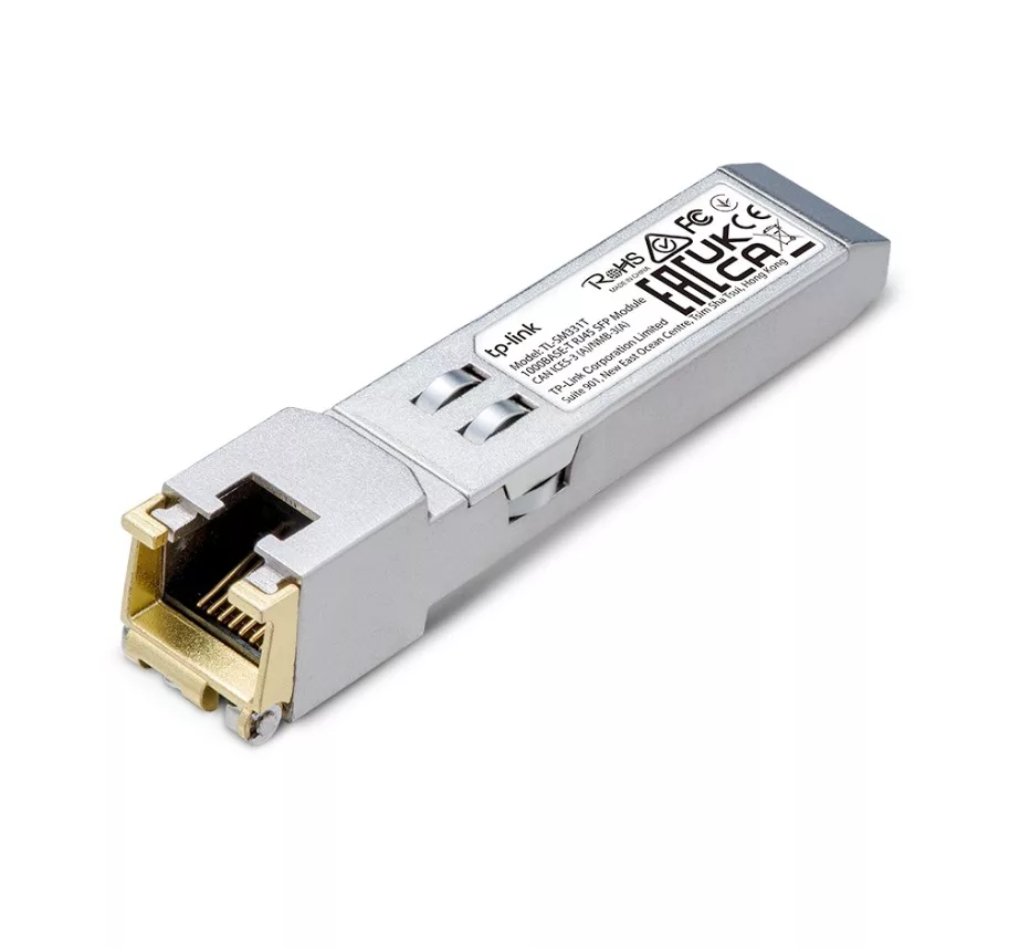 TP-Link TL-SM331T Gigabit 1000BASE-T SFP Transceiver, RJ45 Connector (up to 100m)