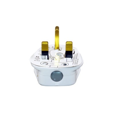 White plug top with 13 amp fuse.-0