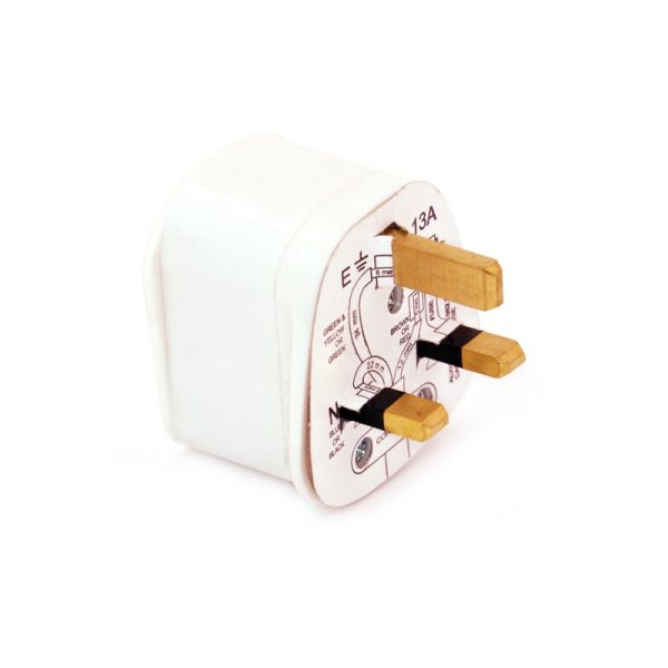 13 amp surge plug/adaptor. White.-510