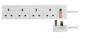 330-0053 Extension Lead 4 gang surge protected