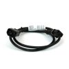 IEC hot and cold extension lead . 1m black.-0