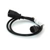 IEC hot and cold extension lead . 1m black.-560