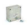 Galvanised adaptable box. 4" x 4" x 2" deep-610