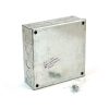 Galvanised adaptable box. 6" x 6" x 2" deep-613