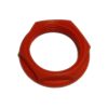 Red PVC lock nut.20mm-0