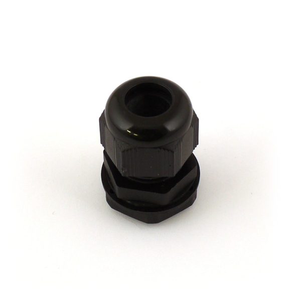 Cable Gland M20 6-12mm IP68 Dome Compression Black c/w washer-0