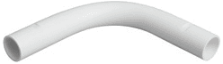 370-0268 Conduit 20mm Normal Bend White