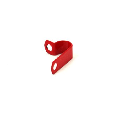Red Insulated P-Clip 37R. Pack 50-0