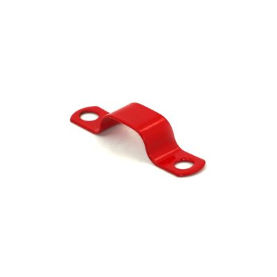 Red double saddle for 2C 1.5mm fire cabl – Pack 50-0