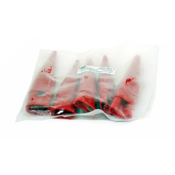 20mm red LSF shrouds.Pack 10.-1206
