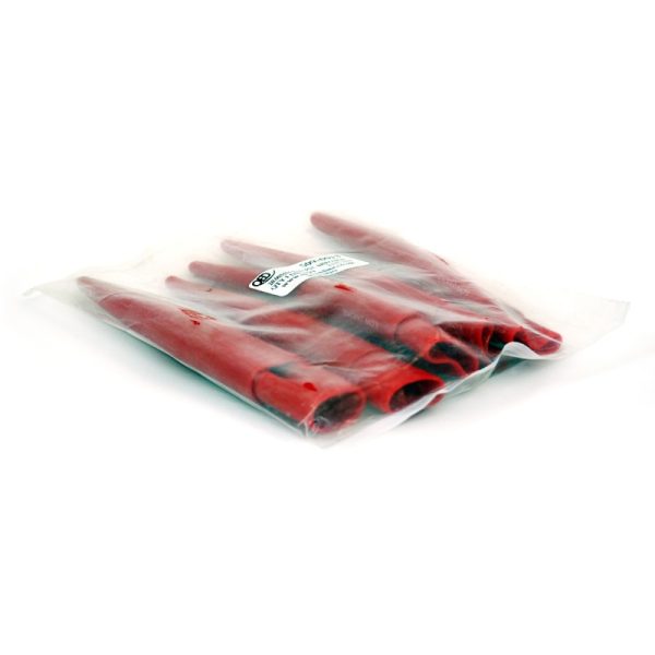 20mm red LSF shrouds.Pack 10.-1207