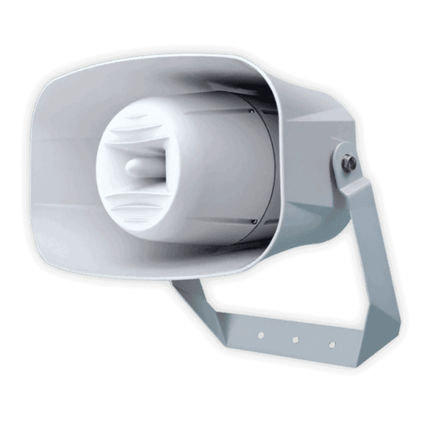 IP PoE Active 25w Wall Mount Music Horn Speaker Int/Ext IP 66