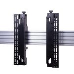 707-0859 SYSTEM X - VESA 400 Flat Screen Interface Arms with Micro-Adjustment for BT8390 (Pair) Black