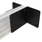 707-0866 SYSTEM X - Wall-to-Wall Mounting Brackets for BT8390 - 4pcs Black