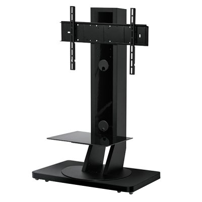 707-1140 CANTABRIA - Extra-Large Universal Flat Screen Floor Stand with Shelf and Rotating Base