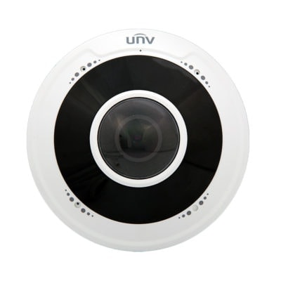 UNV IPC814SR-DVPF16 4MP 1.6mm IP66 & IK10 180º PoE IR range Fisheye Camera-0