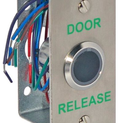 Touch free exit switch