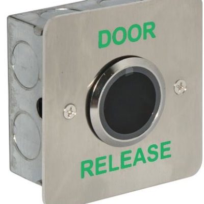 Touch free exit button 20mm
