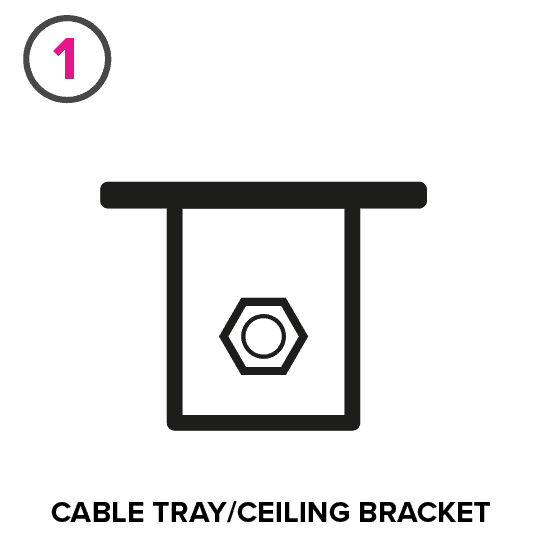 cable tray ceiling bracket