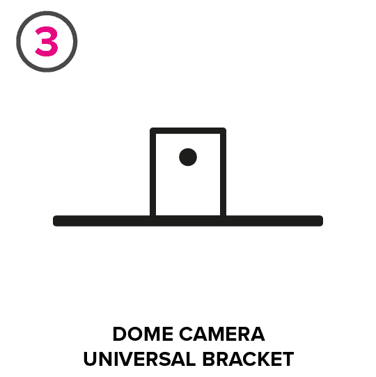 dome camera universal bracket
