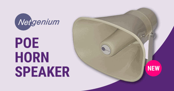 Netgenium POE horn speaker