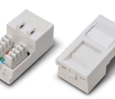 P00474-1 Cat5E & Cat 6 Module (25mmx50mm) White