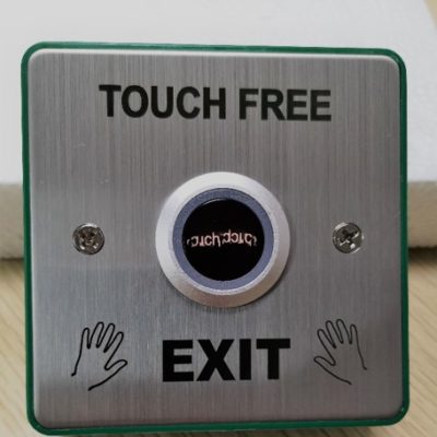 Touch Free Stainless Steel Exit Button 12/24v DC-0